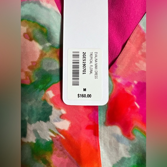 *NWT* Soft Surroundings Evalina Printed Maxi Dress, Size M - Picture 8 of 12